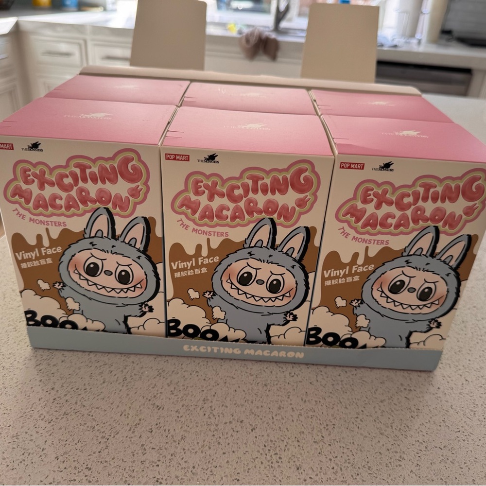 Labubu Exciting Macaron Vinyl Face and Body Entire Set BLIND BOX 100% Authentic